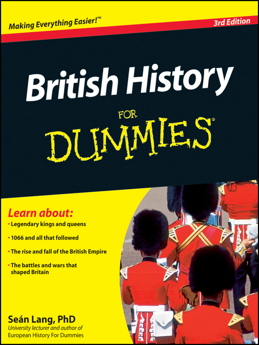 Title details for British History For Dummies by Seán Lang - Wait list